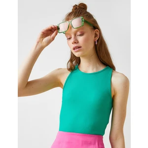 Halter Yaka Crop Atlet