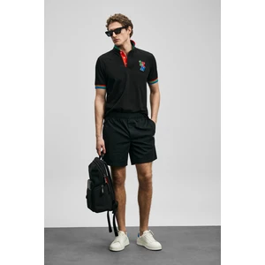 Fun Smart Erkek Polo Tişört Siyah