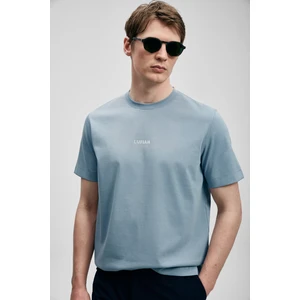Marcus Modern Grafik T- Shirt Mavi