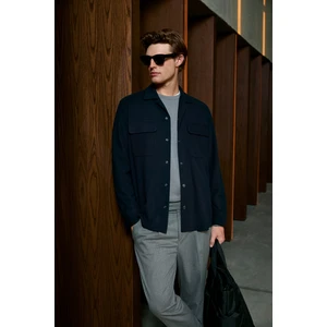 Andre Erkek Örme Ceket Lacivert