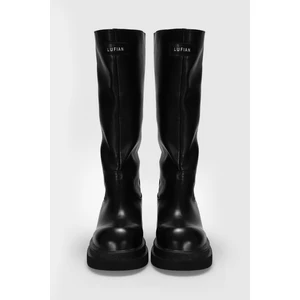 Edna Kadın Deri Bot Siyah