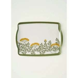Garden Melamin Tepsi Yeşil (42X31 Cm)