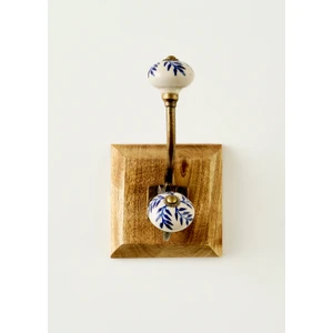 Valor Mango Ağacı Duvar Askılığı Mavi (10X11,5X16 Cm)