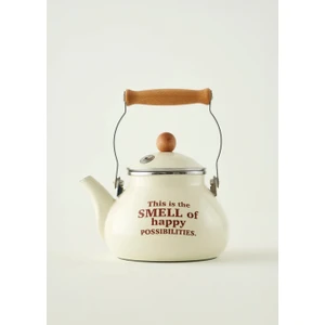 Cozy Emaye Demlik Krem (2 Lt)