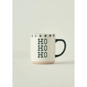 Bella Maison Hohoho Yılbaşı Stoneware Kupa Yeşil (470 cc)