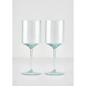 Bella Maison Stripe Kadeh 2'li Yeşil (440 Cc)