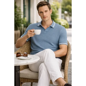 Slim Fit Pamuklu Basic Kısa Kol Polo Yaka