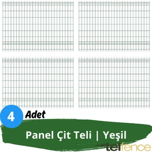Panel Çit Teli , Bahçe Çiti , 4 Adet