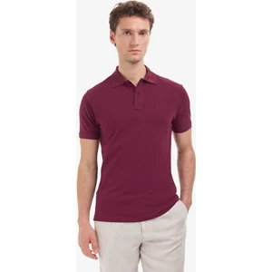 Pierre Cardin Erkek Bordo Slim Fit Basic Tişört 50321128-VR014