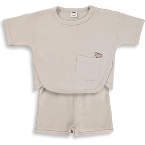Civil Baby Cepli Basic 6-18 Ay Takım - Bej