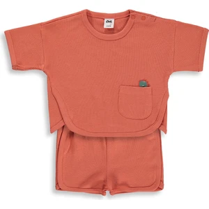 Civil Baby Cepli Basic 6-18 Ay Takım - Turuncu