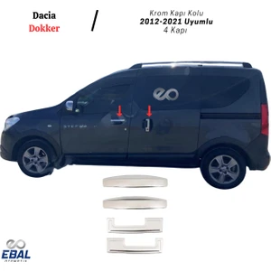 Ebal Oto Dacia Dokker Krom Kapı Kolu 4 Kapı 2012-2021 Uyumlu P.Çelik
