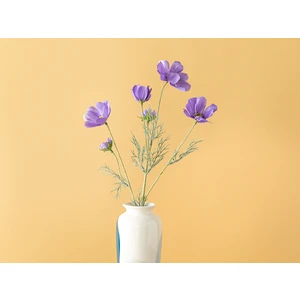 English Home Daisy Tek Dal Yapay Çiçek Mor