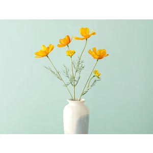 English Home Daisy Tek Dal Yapay Çiçek Turuncu