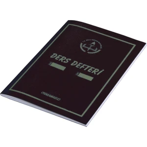 12 Derslik Ders Defteri Plastik Kapak
