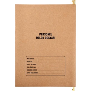 Personel Özlük Dosyası (8 Seperatörlü)