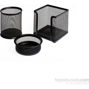 Bion Masa Seti Perforeli 3 Lü 9302 Siyah