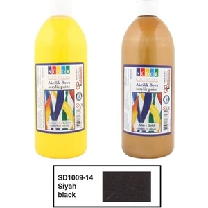 1009-09 Akrilik Boya 500 ml Siyah