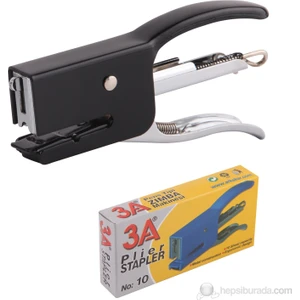 3A Pens Tipi Zımba Makinesi No:10 Siyah
