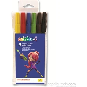 Keçeli Kalem 6 Renk