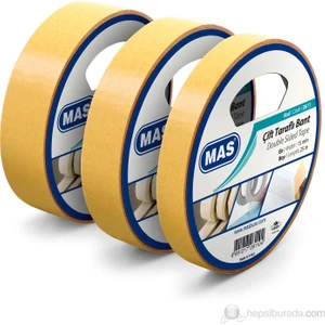 Mas Bant Çift Taraflı 45Mmx25M 2615