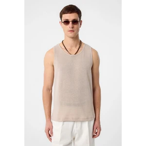 Bej Basic Erkek Atlet