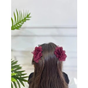 Shclothing Accessory Çiçekli Klips Toka