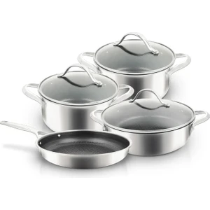 Uniqella Silver Pro Serisi Mavi 7 Parça Set