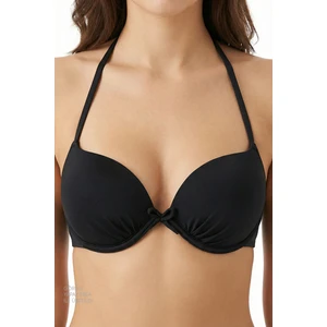 Si̇yah Push Up Bikini Üstü