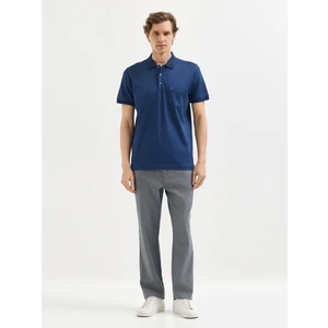 Indigo T-Shirt-Polo Yaka Tişört