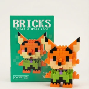 Popüler Sepet Bricks Zootropolis Nick Wilde Mini LEGO Figürü