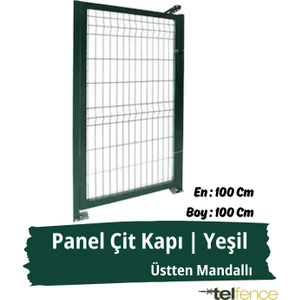 Panel Çit Kapı , Bahçe Kapısı -Üsttenmandallı