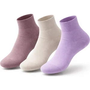 Umel Tekstil Bayan Bambu Patik Çorap 3'lü Set