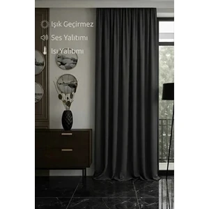Antrasit Karartma Işık Geçirmez Blackout Perde