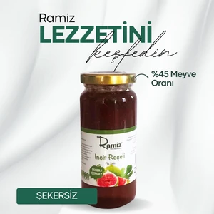 Şekersiz Doğal Katkısız Incir Reçeli 280 gr