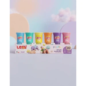 6 Renk Pastel Oyun Hamuru 660 G