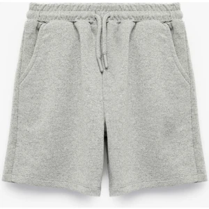 Beli Bağcıklı Cepli Basic Şort
