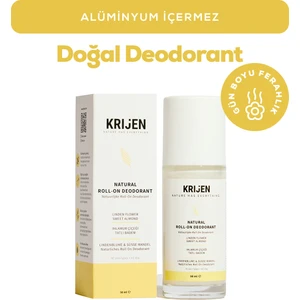 Doğal Deodorant - Ihlamur Çiçeği & Tatlı Badem Roll-On Deodorant 50 ml Bitkisel