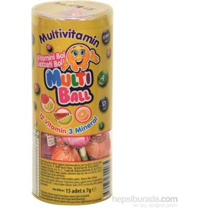 Multi Ball Multiball Lolipop Vitamin 15'li