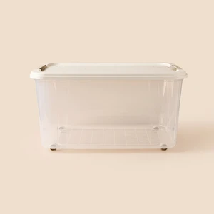 Simple Living Agata Organizer Kutu - Şeffaf - 50 Lt