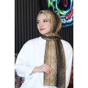 Ceylan Desen Gold Soft Pamuk Şal