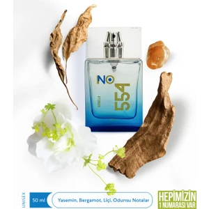 No.554 Unisex Parfüm Edp 50 ml Fresh Koku ile Ferahlatıcı Etki Sunar