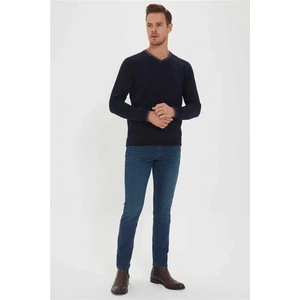 Lee Cooper Newdwade Erkek V Yaka Sweatshirt Lacivert