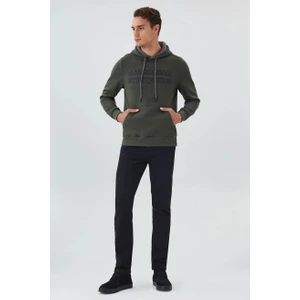 Lee Cooper Tess Erkek Kapüşonlu Sweatshırt Haki