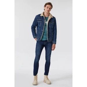 Lee Cooper Puebla Erkek Kürklü Jean Ceket