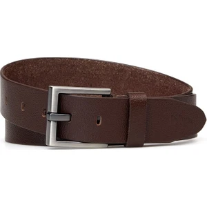 Lee Cooper Mayk Erkek Deri Kemer Kahve