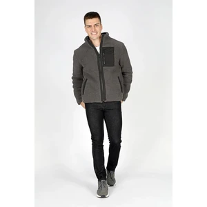Lee Cooper Jose Erkek Dik Yaka Peluş Mont Antrasit
