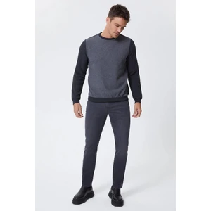 Lee Cooper Newdiagonal Erkek O Yaka Sweatshirt Gri