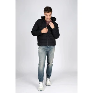 Lee Cooper Glory Erkek Kapüşonlu Şişme Mont Lacivert