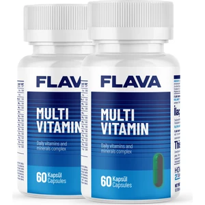 FLAVA MULTİVİTAMİN - 60 Kapsül x 2 Adet